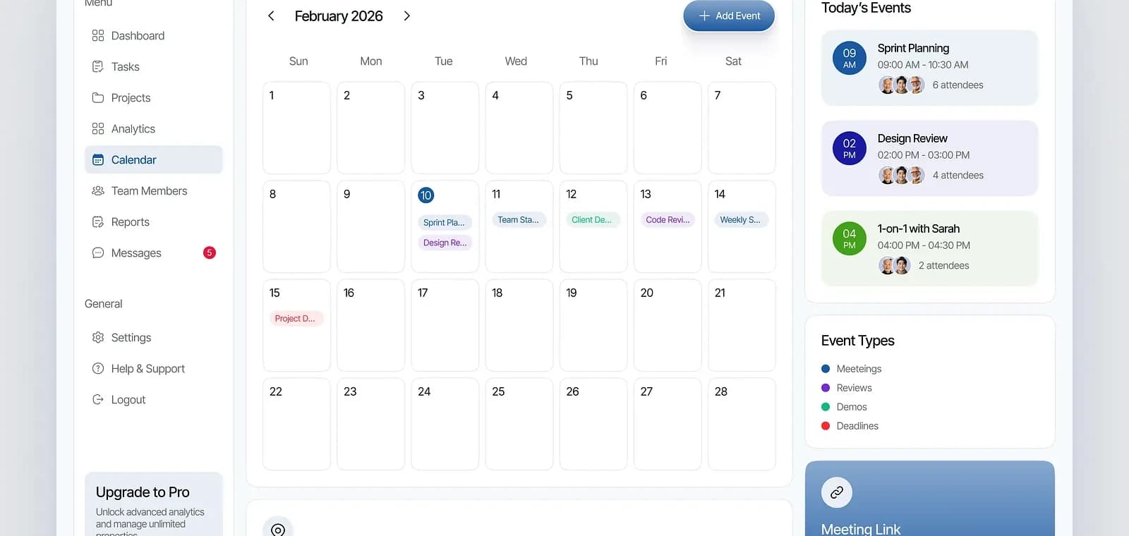 Event Management CRM