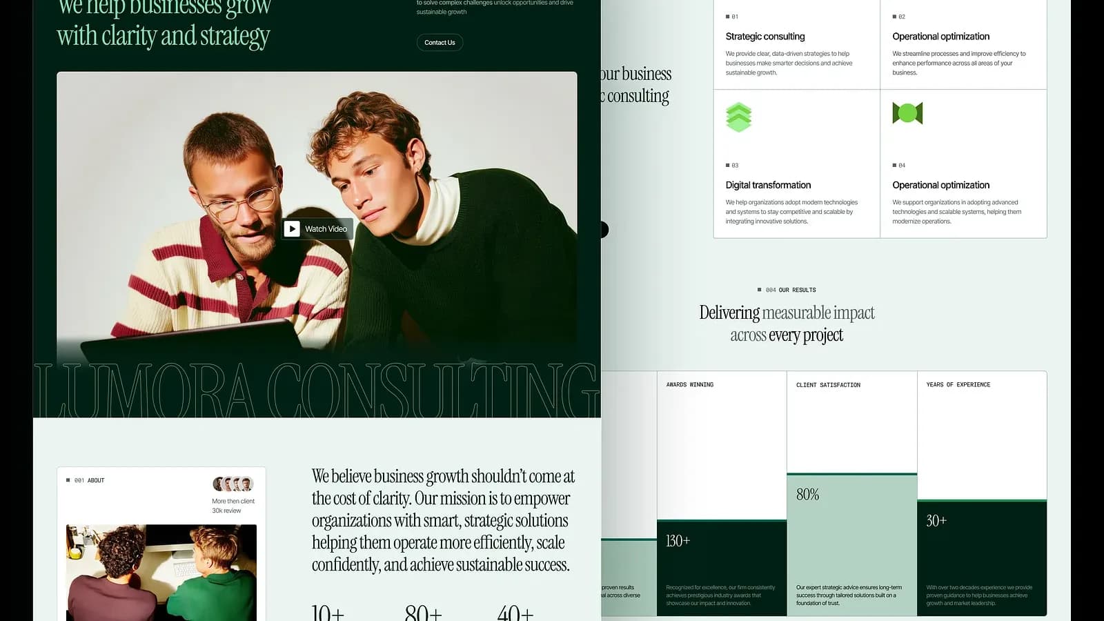 Professional services company website design — website development in Kottayam
