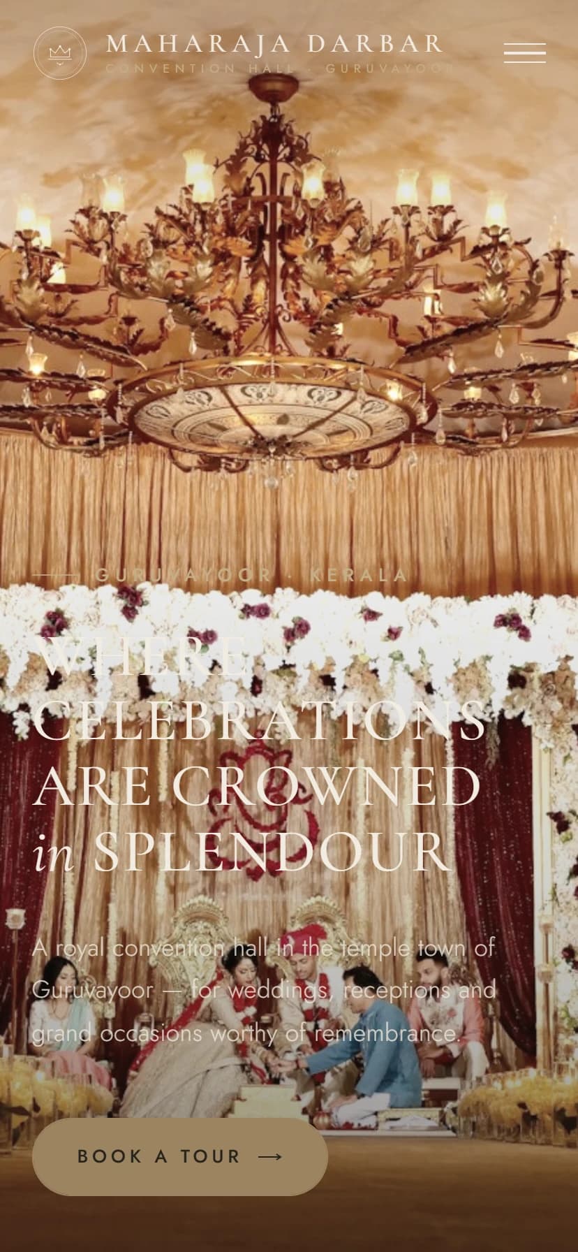 Maharaja Darbar Hall mobile view