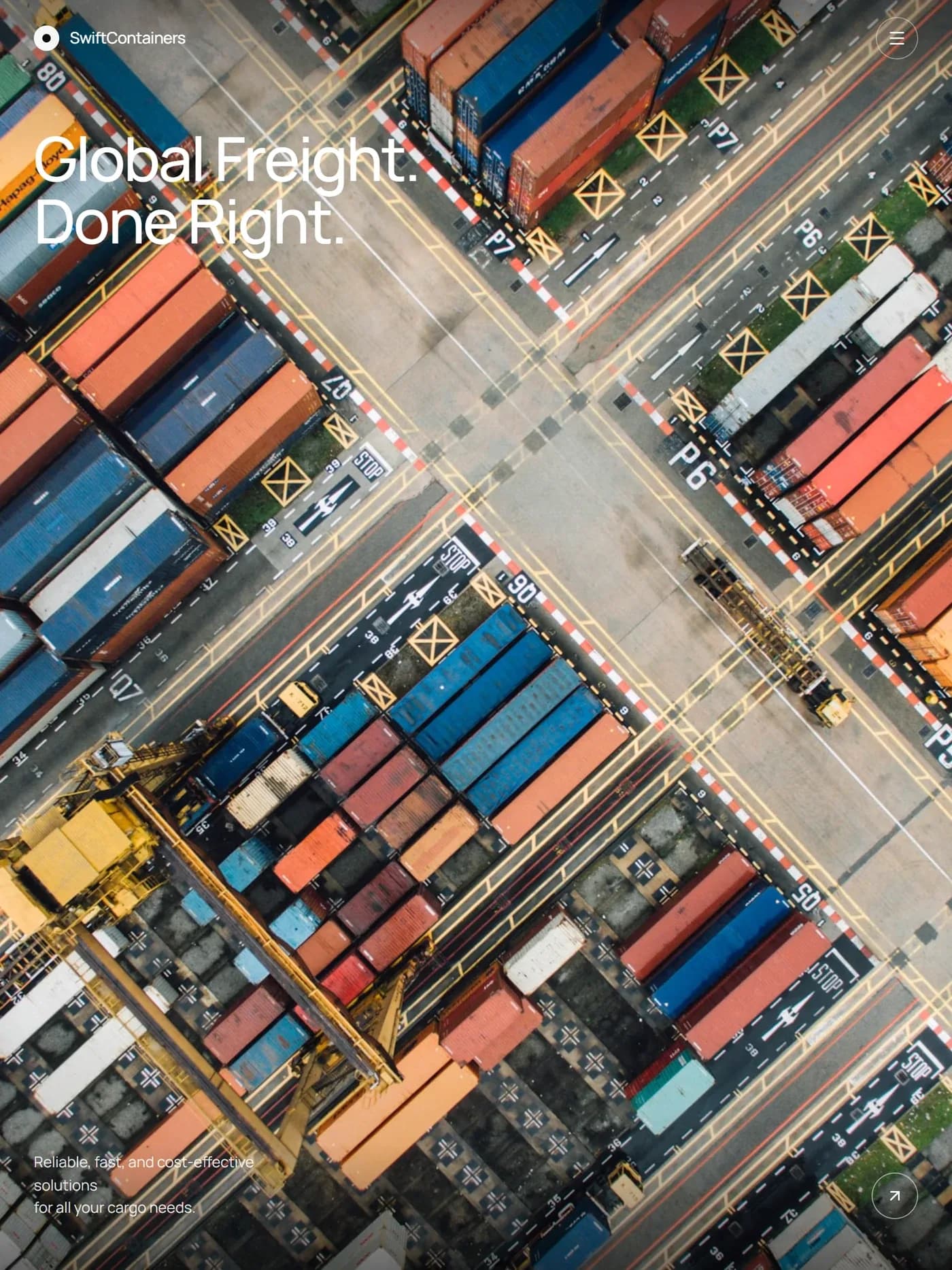 SwiftContainers tablet view